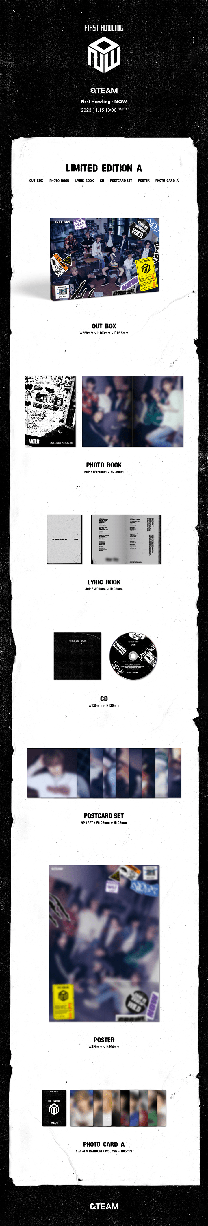 &TEAM - First Howling : NOW - 1st Album (Limited Edition A)