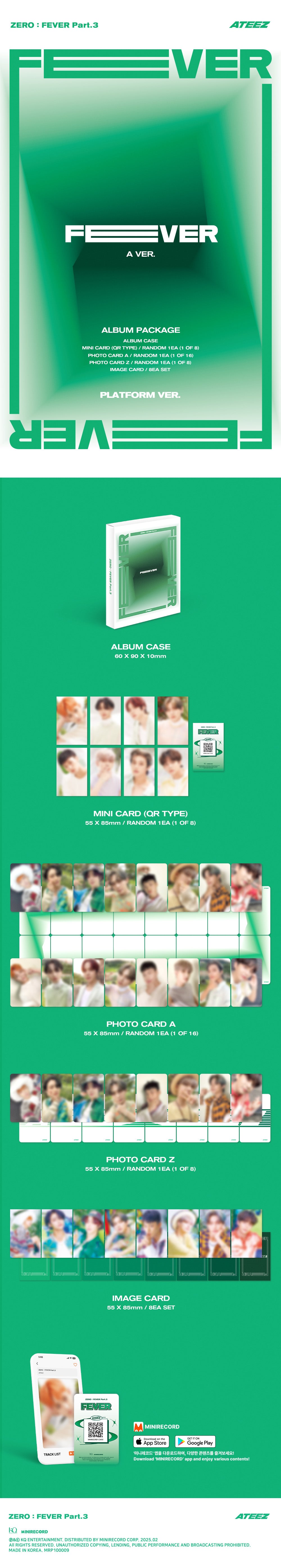 ATEEZ - ZERO : FEVER Part.3 - 7th Mini Album (Platform Ver.)