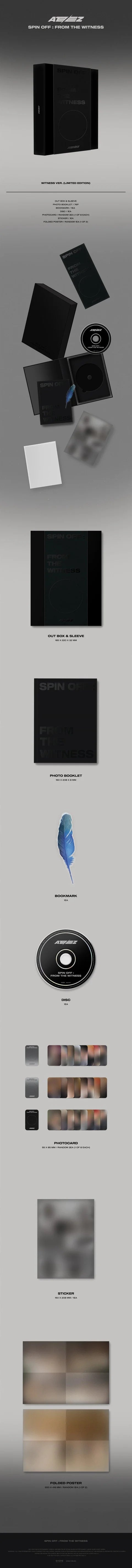 ATEEZ - SPIN OFF : FROM THE WITNESS - 1st Single Album (WITNESS Ver.) (Limited Edition)