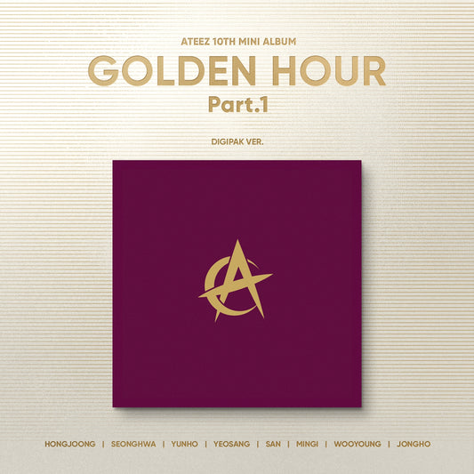 ATEEZ - GOLDEN HOUR : Part. 1 - 10th Mini Album (Digipak Ver.)