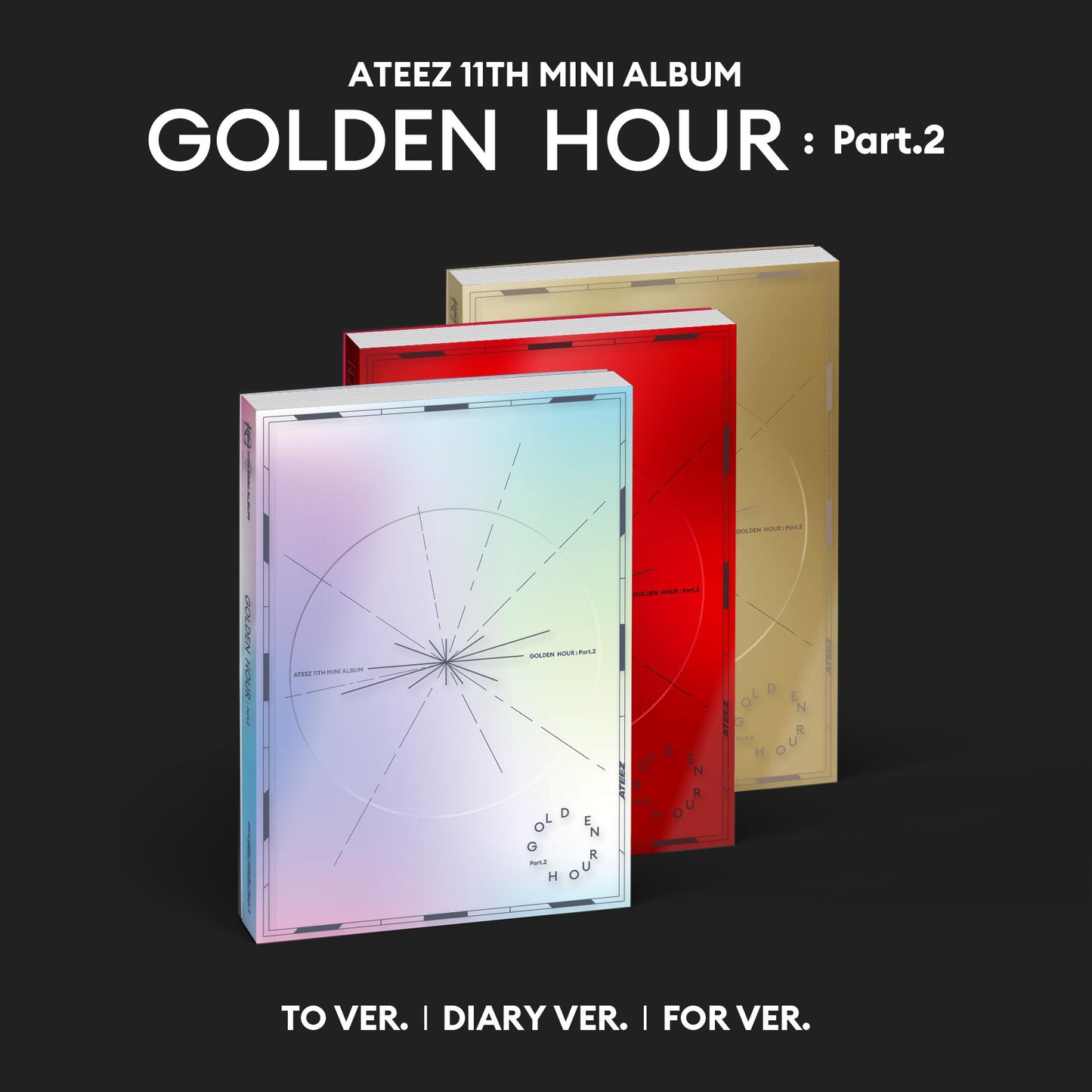 ATEEZ - GOLDEN HOUR : Part. 2 - 11th Mini Album (Standard Ver.)