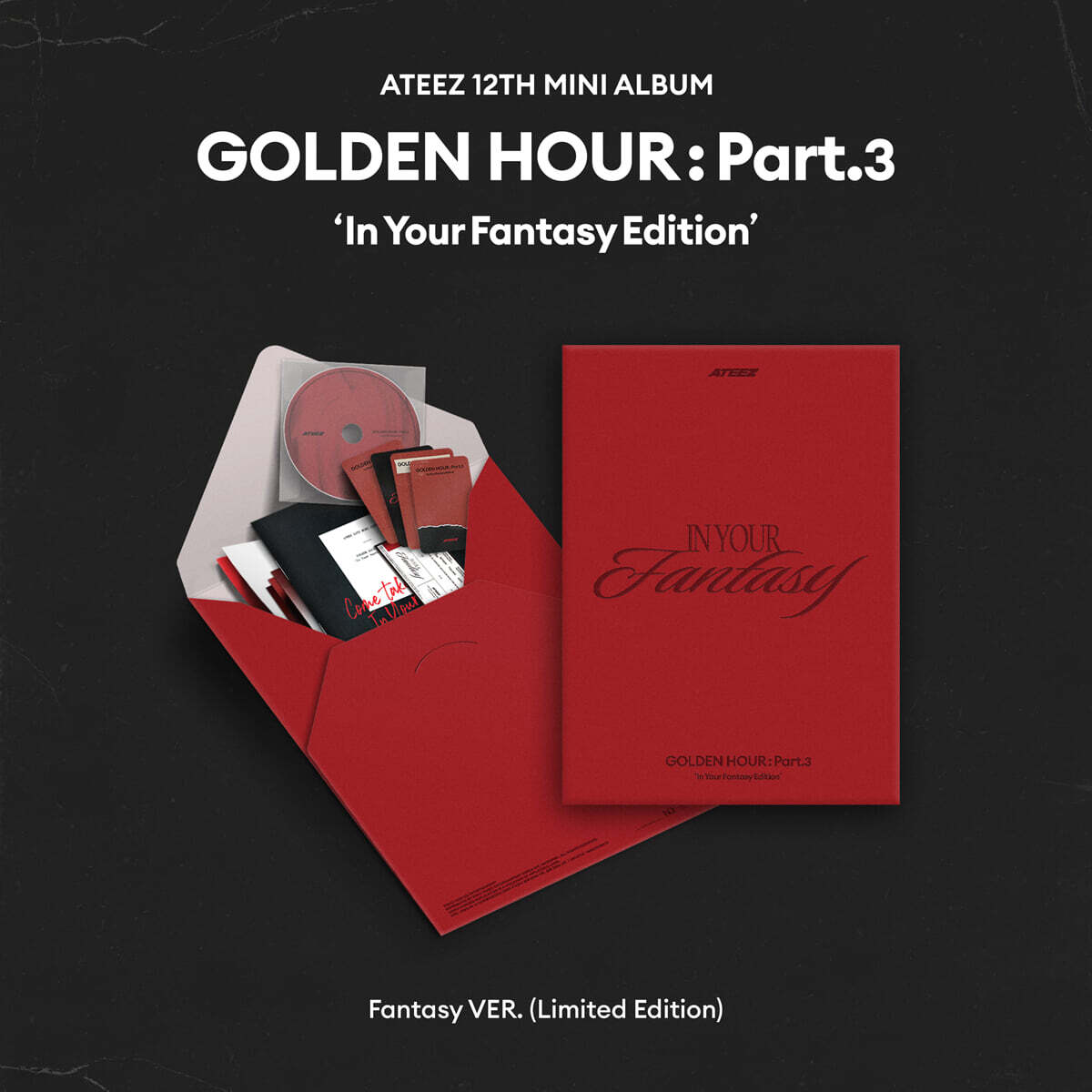 ATEEZ - GOLDEN HOUR : Part. 3 ’In Your Fantasy Edition’ - 12th Mini Album (Limited Ver.)