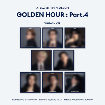ATEEZ - GOLDEN HOUR : Part.4 - 13th Mini Album (Digipack Ver.)