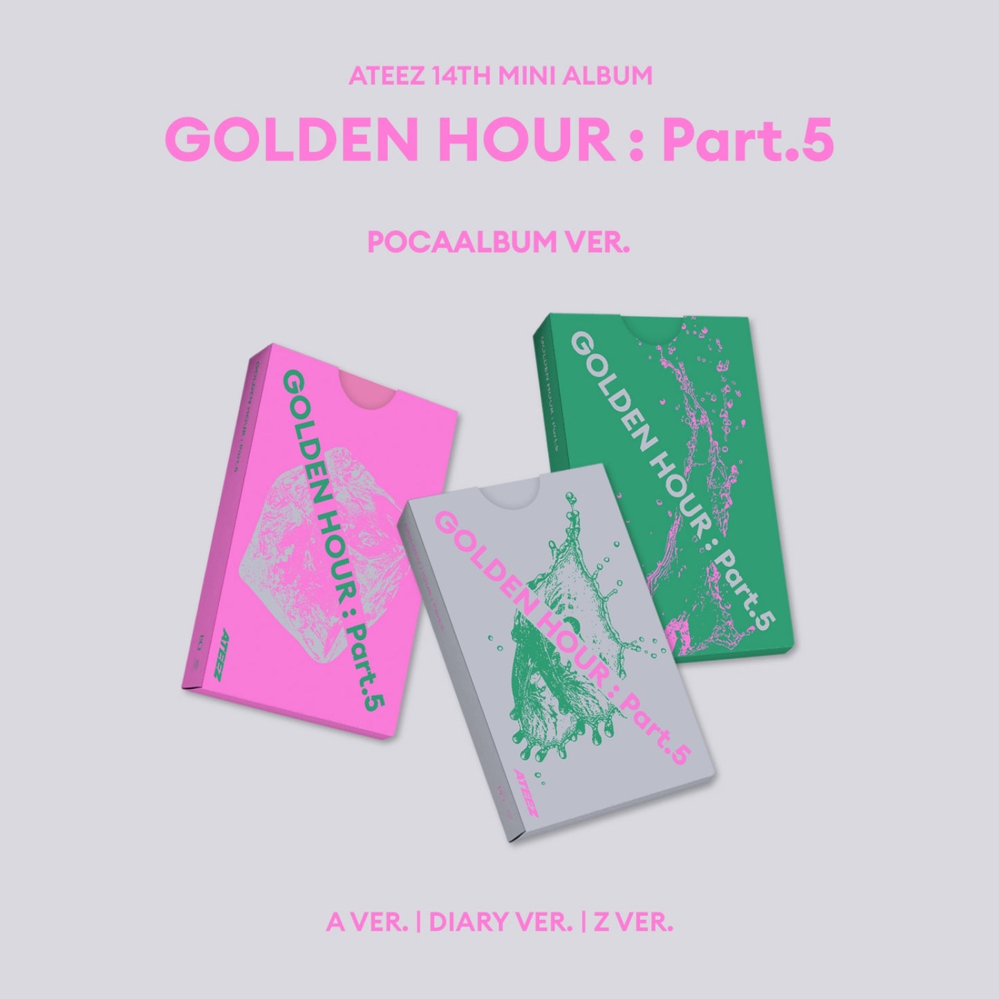 (Pre-Order) ATEEZ - GOLDEN HOUR : Part.5 - Album (POCAALBUM Ver.)
