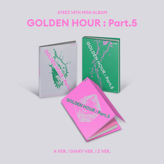(Pre-Order + POB) ATEEZ - GOLDEN HOUR : Part.5 - Album (Standard Ver.)