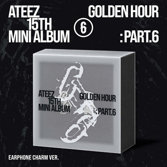 (Pre-Order) ATEEZ - GOLDEN HOUR : Part.6 - Album (Earphone Charm Ver. / NFC)