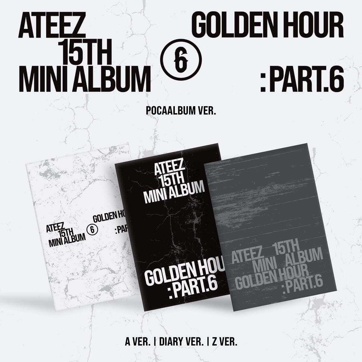 (Pre-Order) ATEEZ - GOLDEN HOUR : Part.6 - 15th Mini Album (POCAALBUM Ver.)
