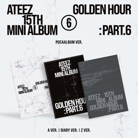 (Pre-Order) ATEEZ - GOLDEN HOUR : Part.6 - 15th Mini Album (POCAALBUM Ver.)