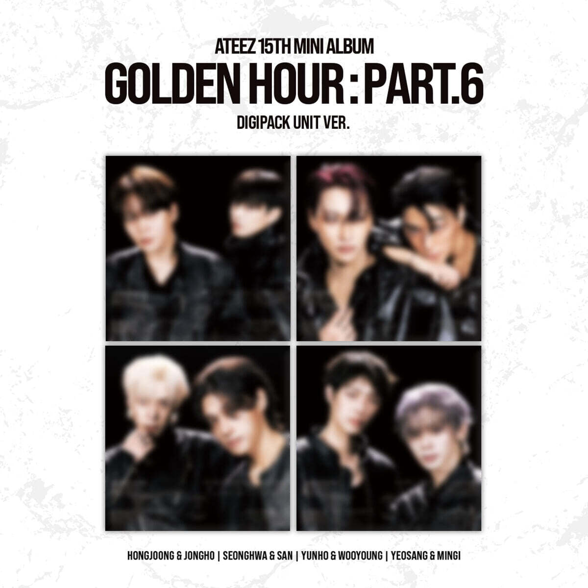 (Pre-Order) ATEEZ - GOLDEN HOUR : Part.6 - 15th Mini Album (Digipack Unit Ver.)