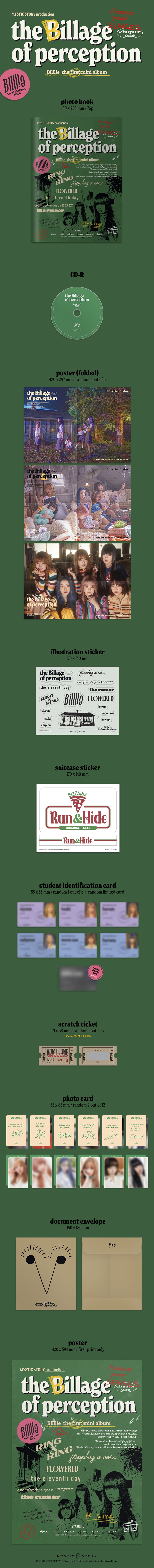 BILLLIE - The Billage of perception : chapter one - 1st Mini Album