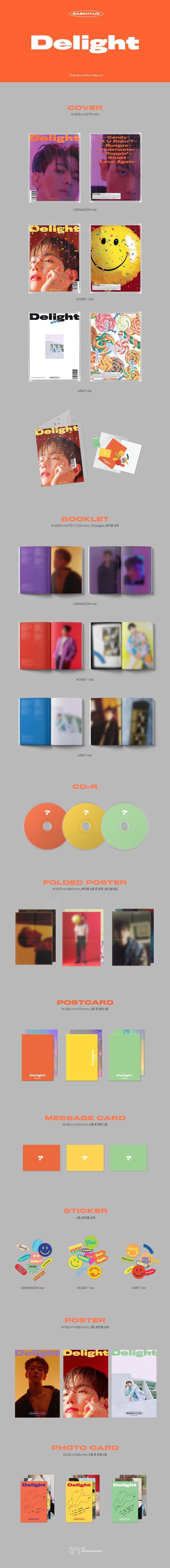 BAEKHYUN (EXO) - Delight - 2nd Mini Album