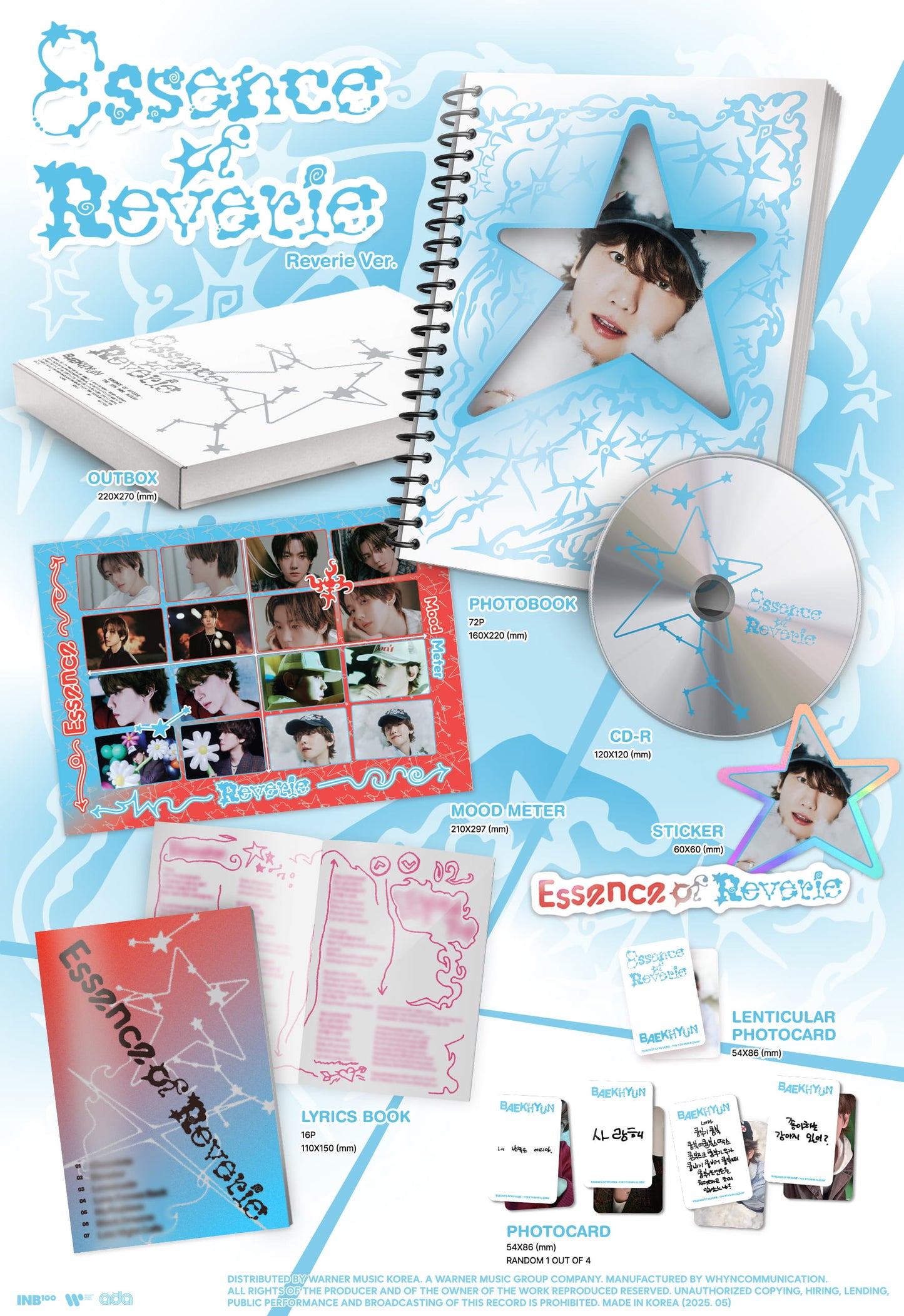 BAEKHYUN (EXO) - Essence of Reverie - 5th Mini Album (Photobook Ver.)