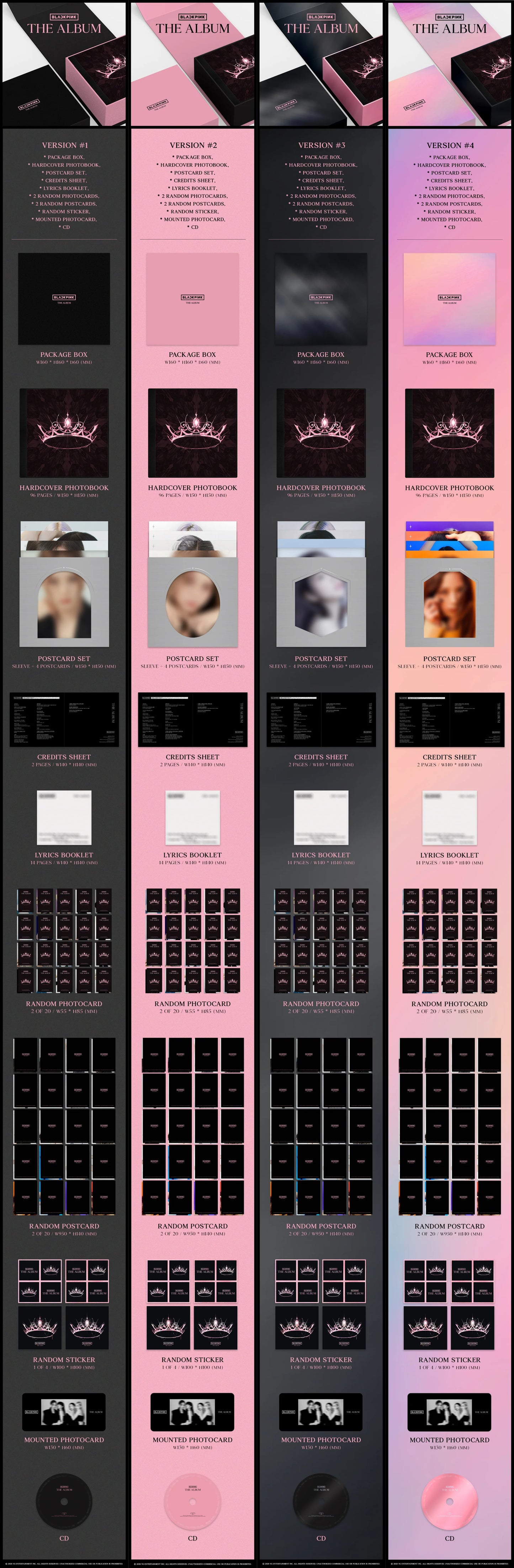 BLACKPINK - THE ALBUM - 1st Full Album