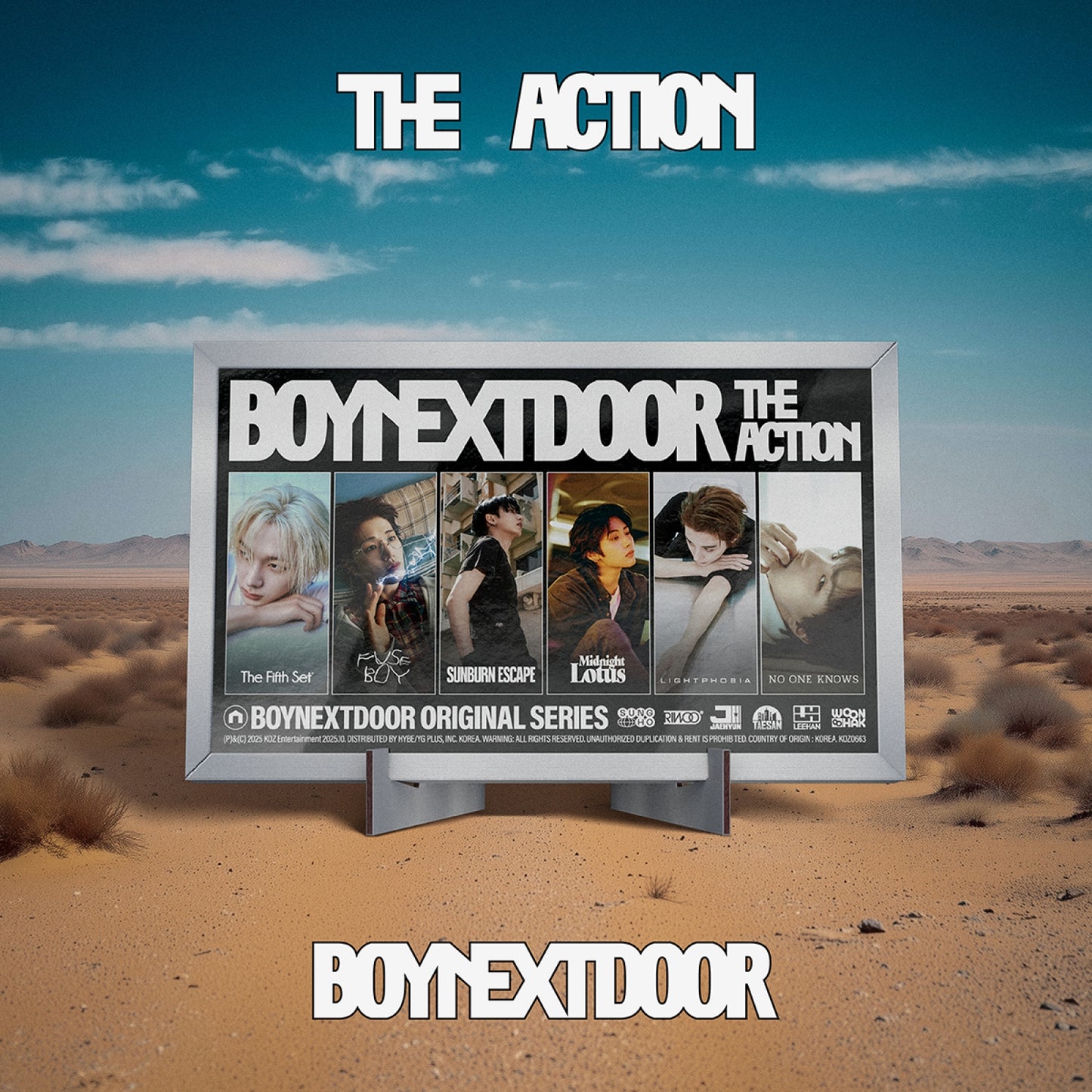 BOYNEXTDOOR - The Action - 5th EP Album (Frame Ver.)