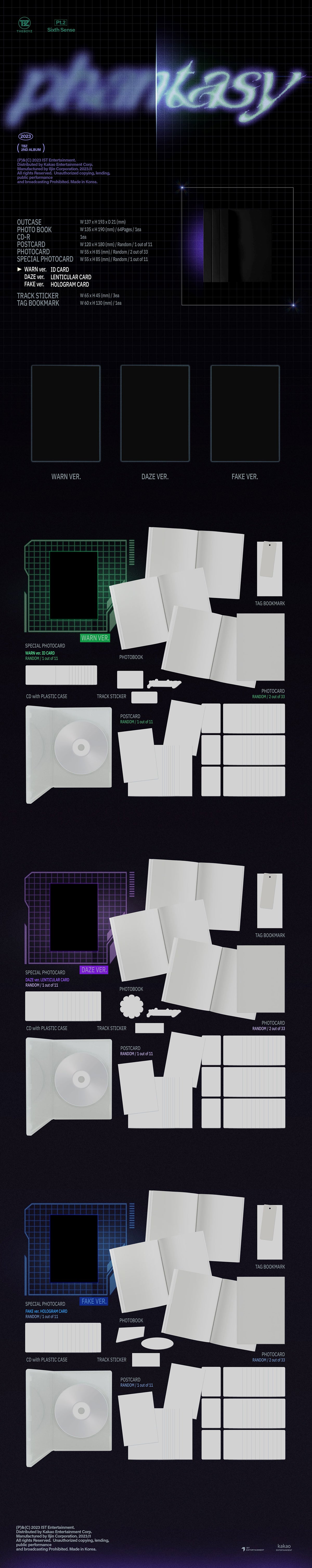 THE BOYZ - PHANTASY Part 2 Sixth Sense - 2nd Album (Platform Ver.)