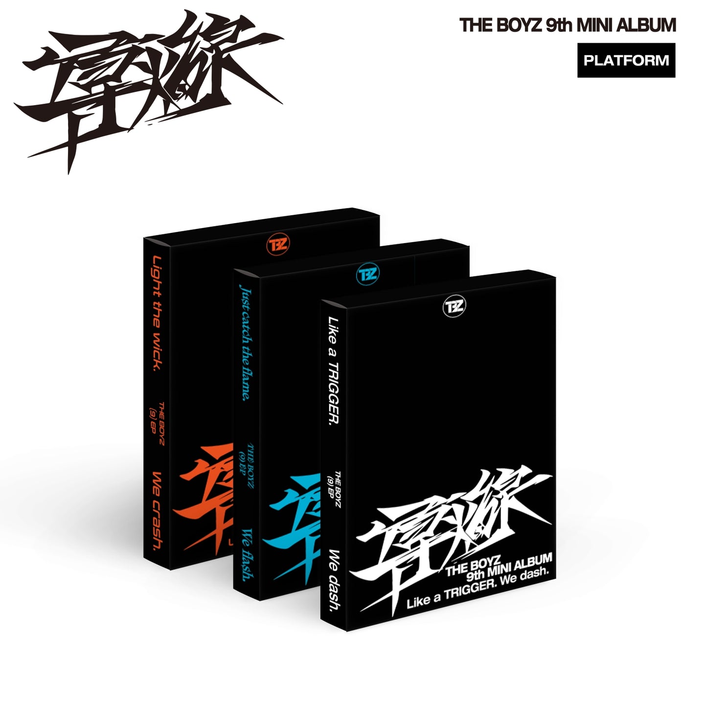 THE BOYZ - 導火線 (TRIGGER) - 9th Mini Album (Platform Ver.)