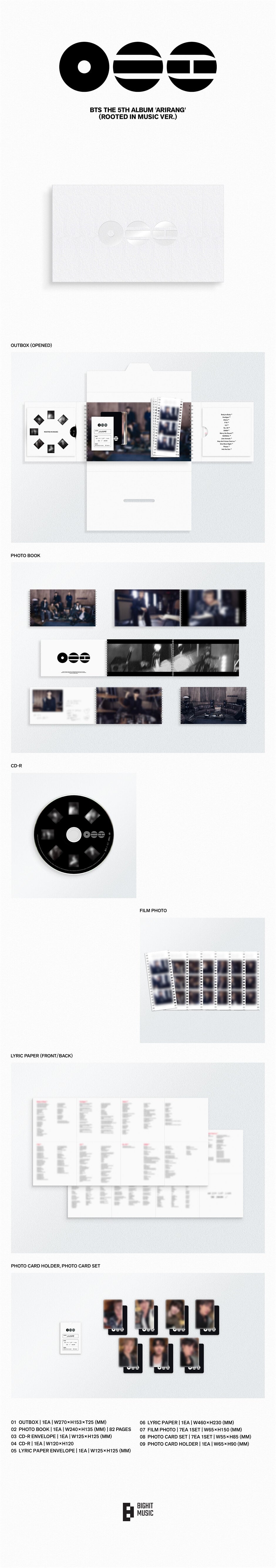 BTS - ARIRANG - 5th Full Album (Standard Ver.)
