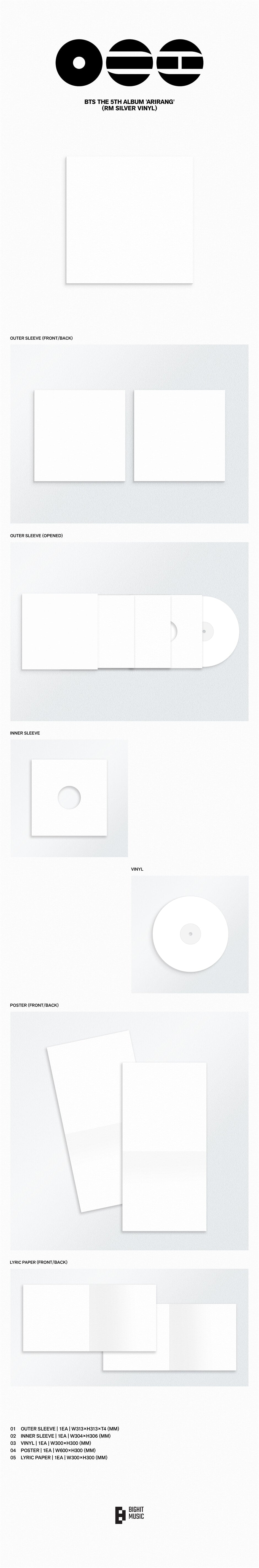 (Pre-Order) BTS - ARIRANG - 5th Full Album (Standard Vinyl Ver.)