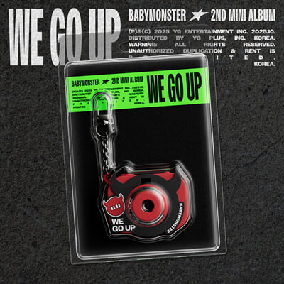 BABYMONSTER - WE GO UP - 2nd Mini Album (Mini Beam Keyring Ver.)