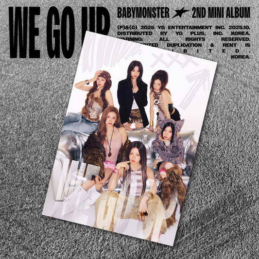 BABYMONSTER - WE GO UP - 2nd Mini Album (POSTCARD Ver.)