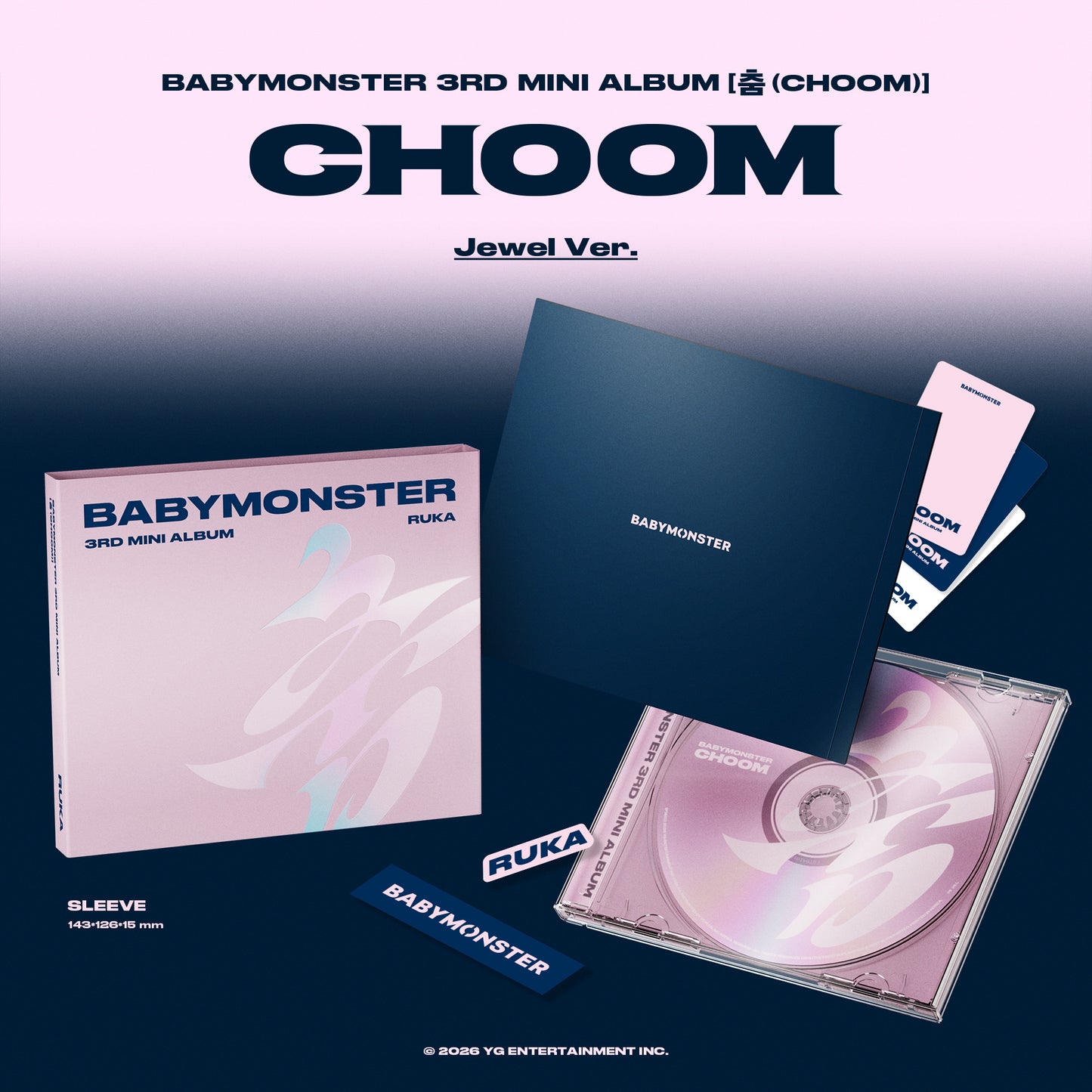 BABYMONSTER - CHOOM - 3rd Mini Album (Jewel Ver.)