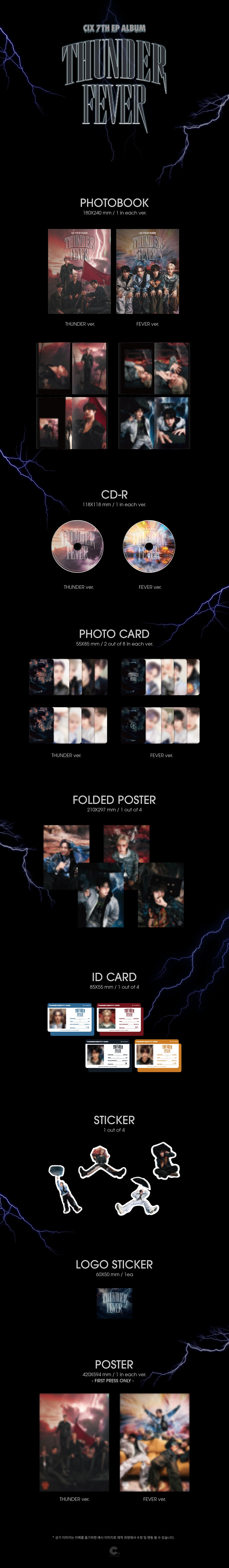 CIX - THUNDER FEVER - 7th EP Album (Photobook Ver.)
