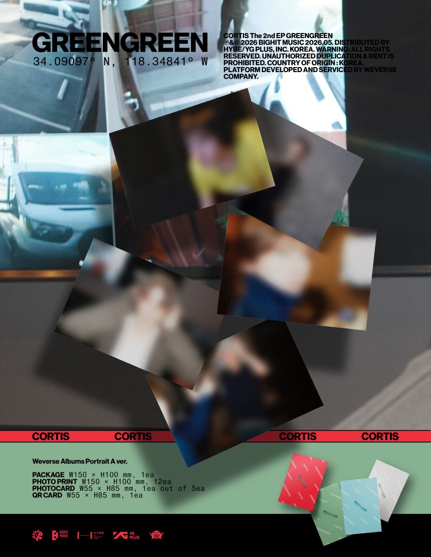 CORTIS - GREENGREEN - 2nd EP Album (Weverse Albums Ver.)