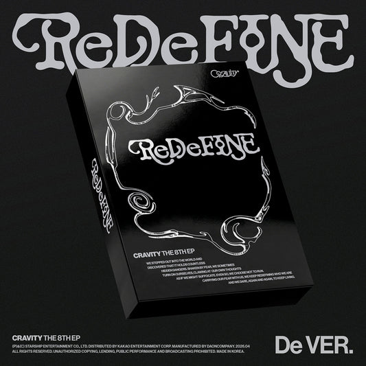 CRAVITY - ReDeFINE - 8th EP Album (De Ver. / Limited)