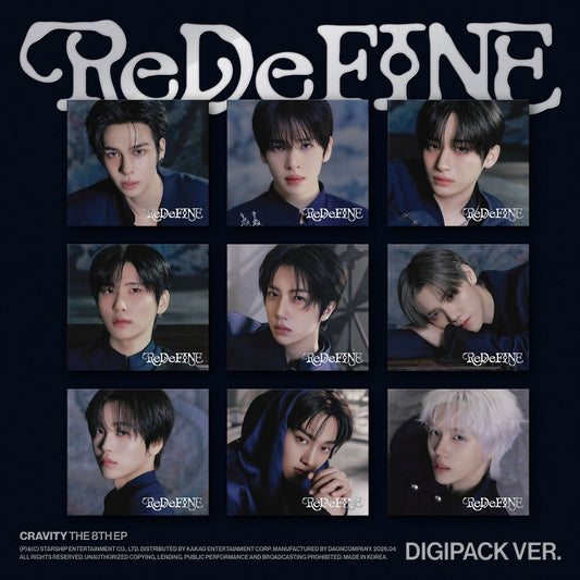 CRAVITY - ReDeFINE - 8th EP Album (Digipack Ver. / Limited)