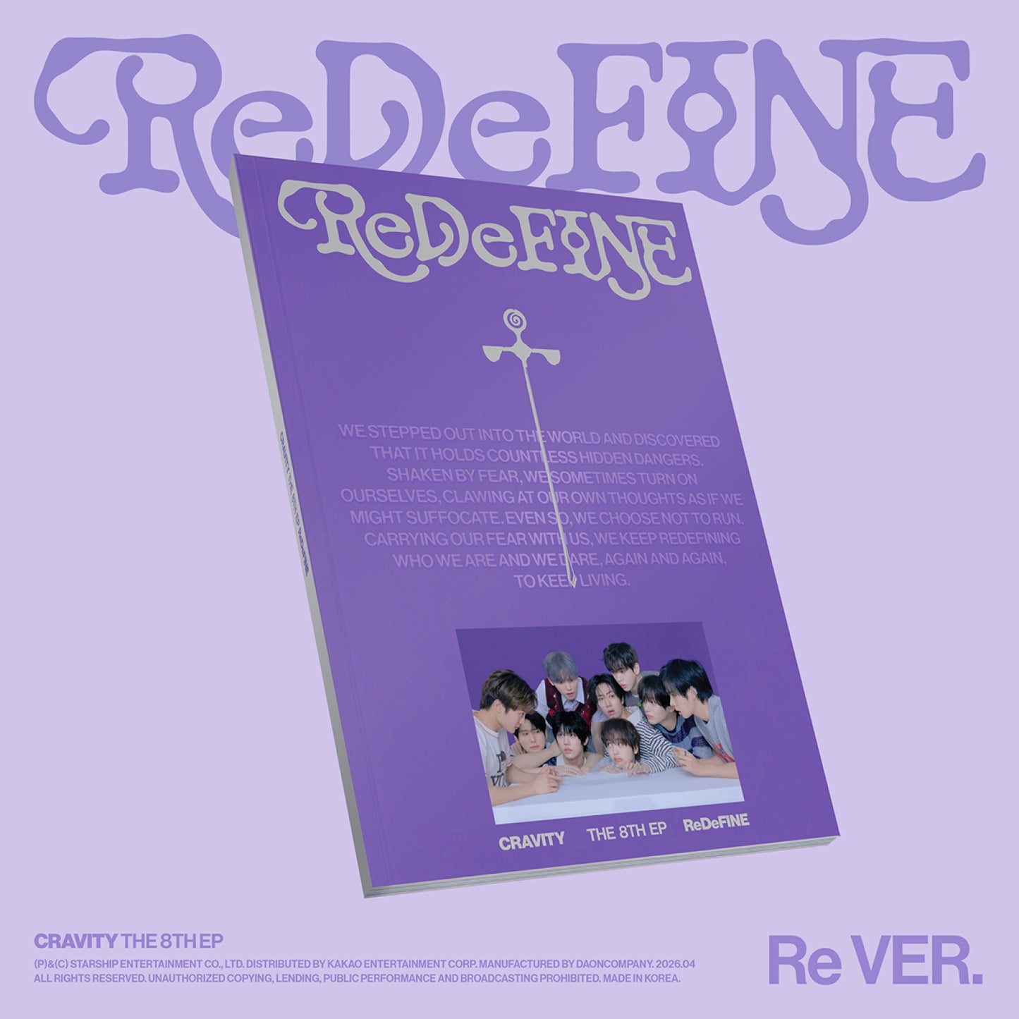 CRAVITY - ReDeFINE - 8th EP Album (Re Ver.)