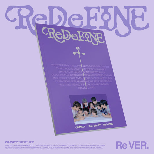CRAVITY - ReDeFINE - 8th EP Album (Re Ver.)