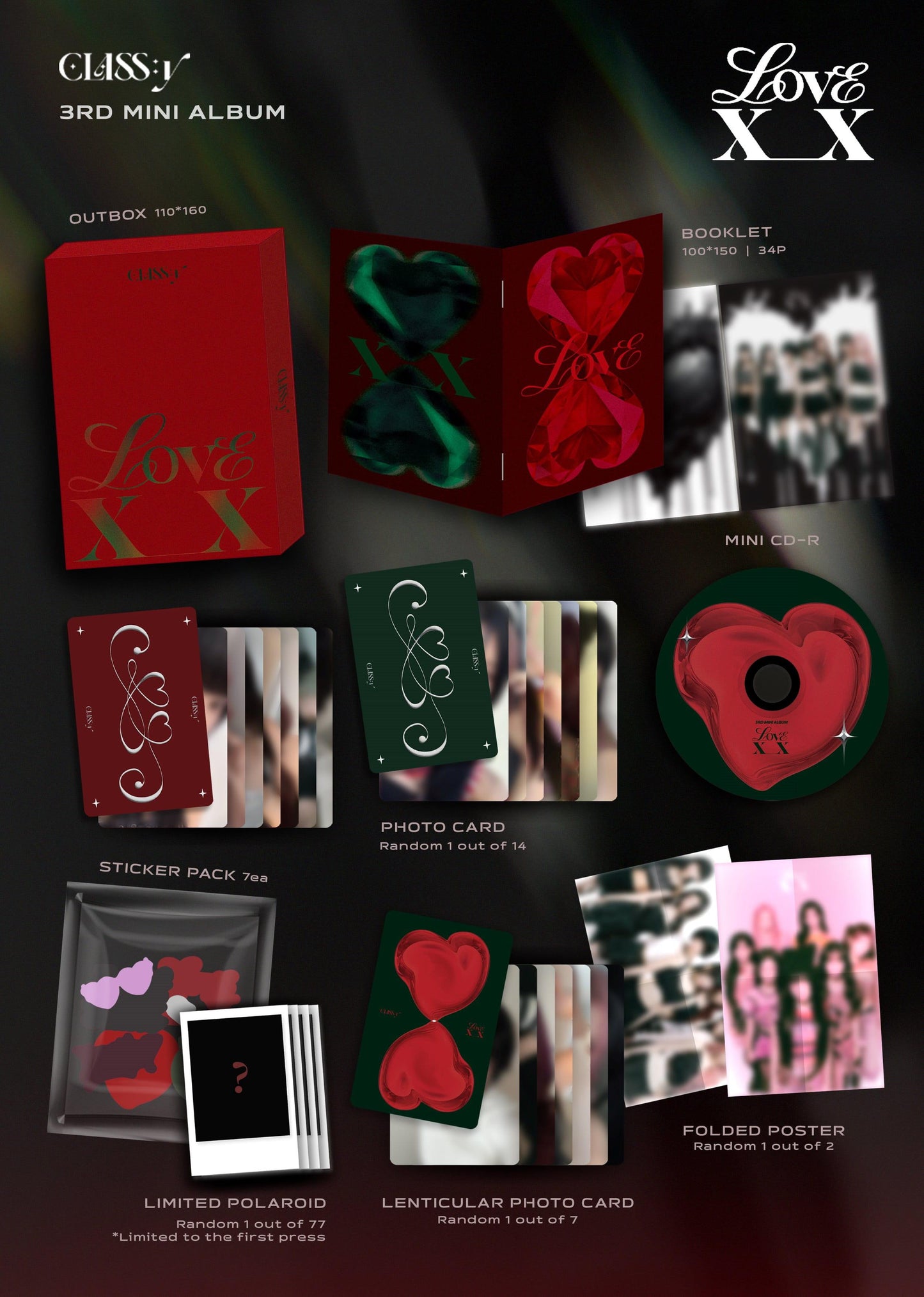 CLASS:y - LOVE XX - 3rd Mini Album
