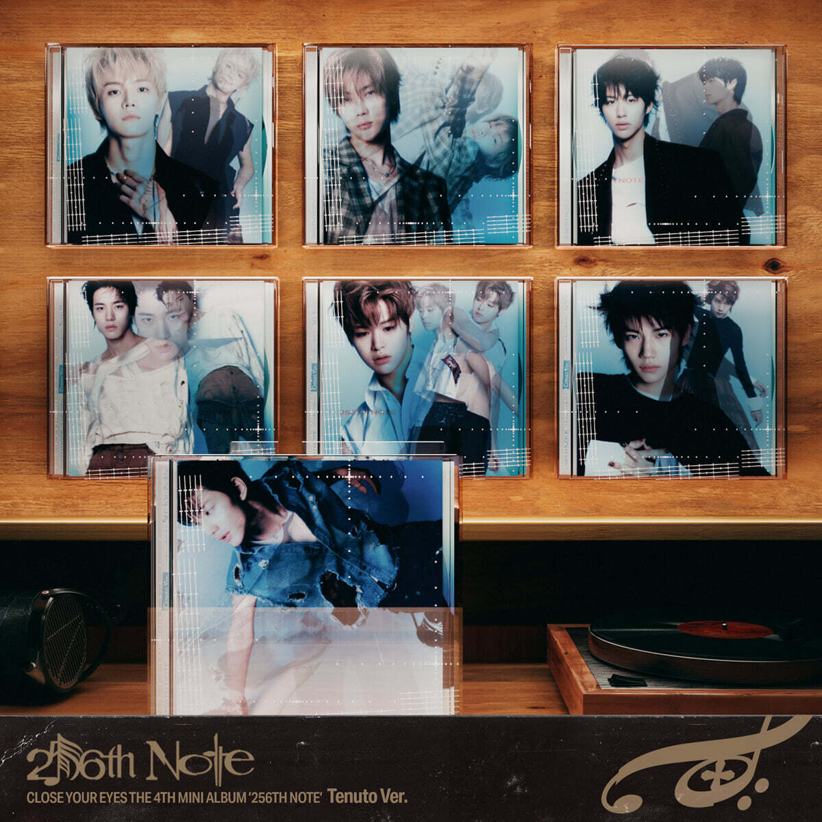 (Pre-Order) CLOSE YOUR EYES - 256th Note - 4th Mini Album (Tenuto Ver.)