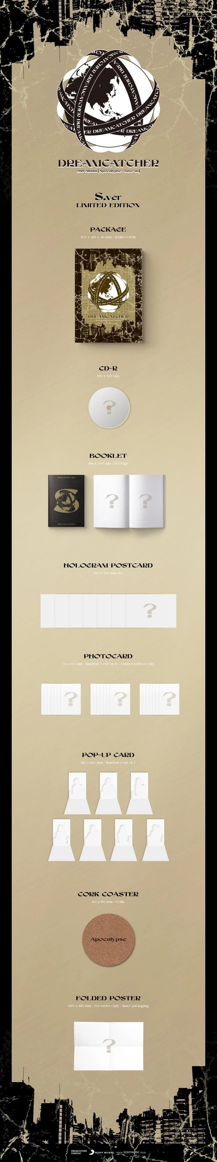 Dreamcatcher - Apocalypse : Save us - 2nd Album (Limited Edition/S Ver.)