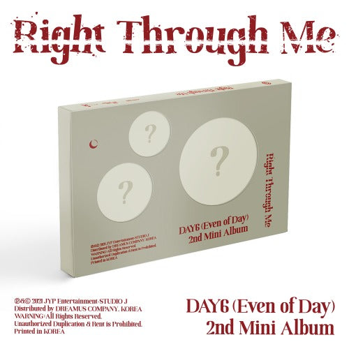 DAY6 (Even of Day) - Right Through Me - 2nd Mini Album