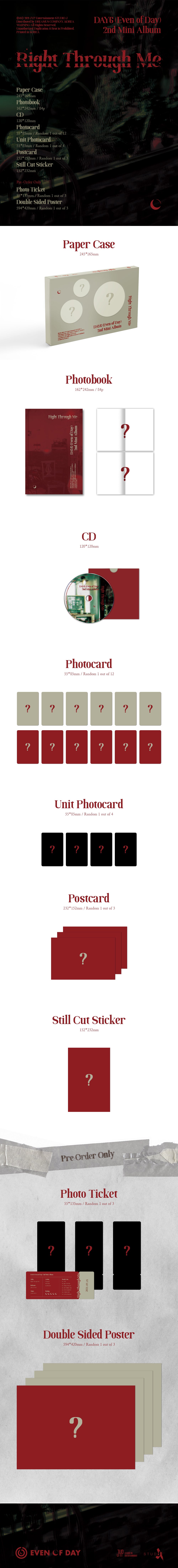 DAY6 (Even of Day) - Right Through Me - 2nd Mini Album