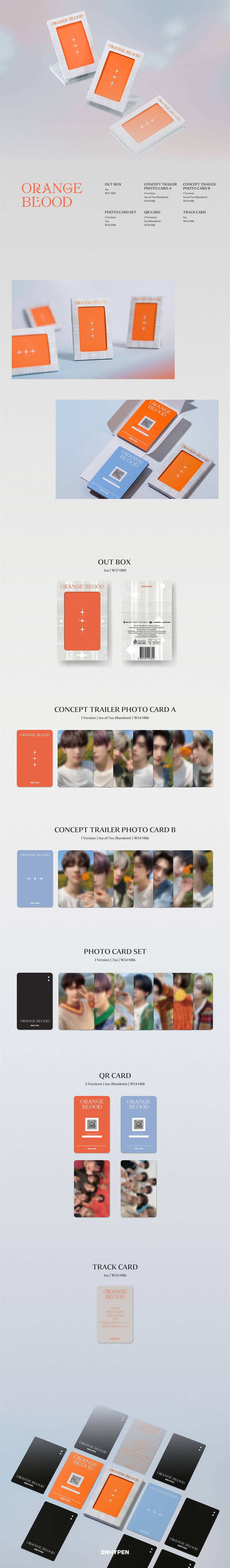 ENHYPEN - ORANGE BLOOD - 5th Mini Album (Weverse Album Ver.)