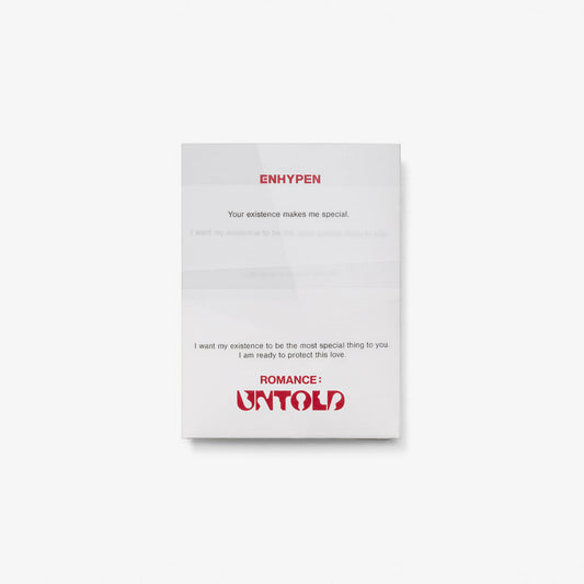 ENHYPEN - ROMANCE : UNTOLD - 2nd Studio Album (Weverse Albums Ver.)