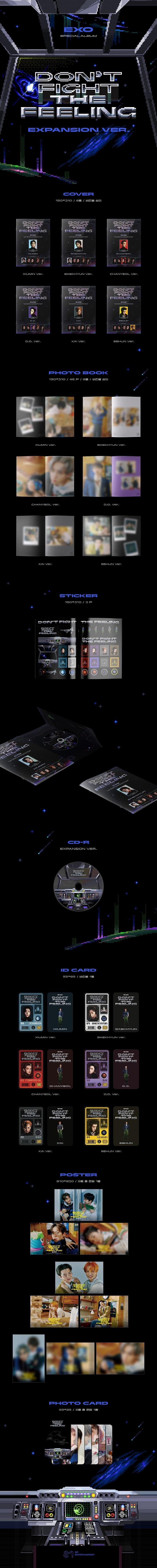 EXO - Don't Fight The Feeling - Album (EXPANSION Ver.)