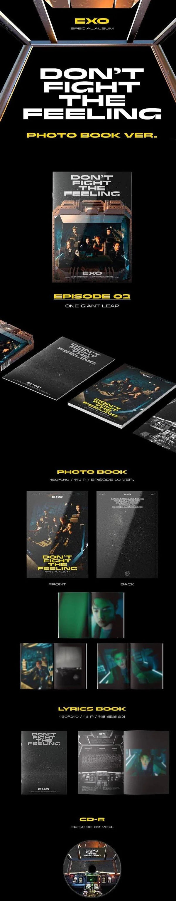 EXO - Don't Fight The Feeling - Special Album (EPISODE 02 PHOTO BOOK Ver.)