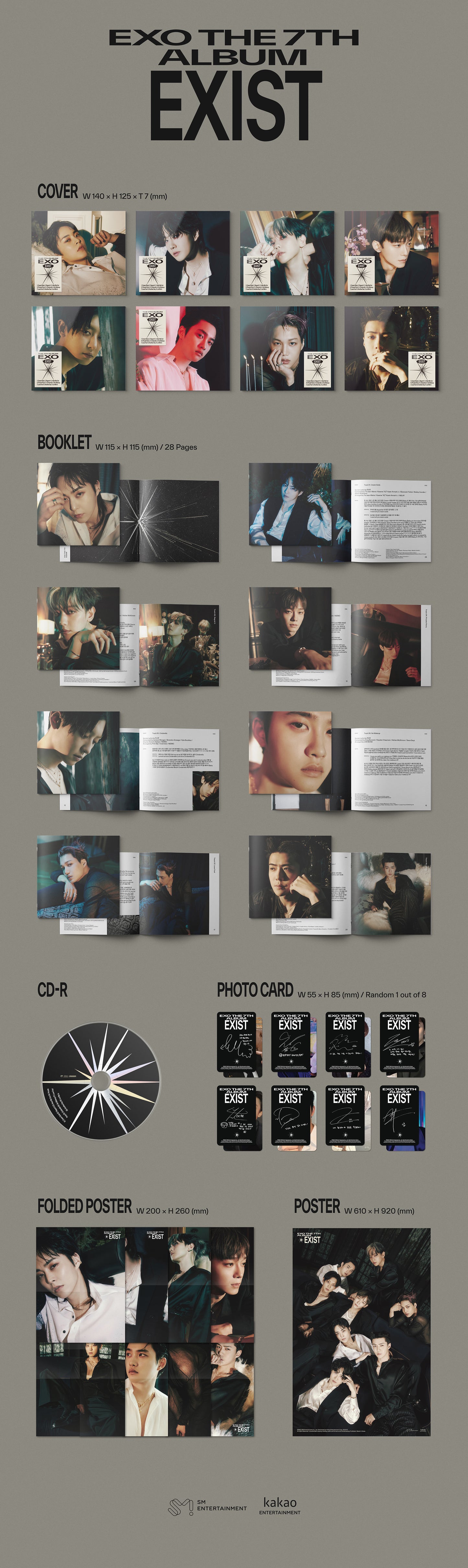 EXO - EXIST - 7th Full Album (Digipack Ver.)
