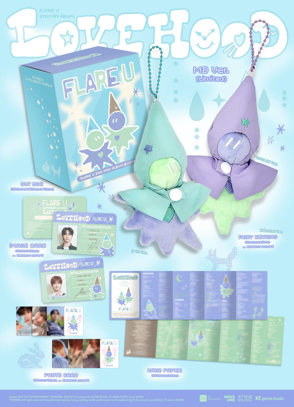 (Pre-Order) FLARE U - LOVEHOOD - 2nd Mini Album (FaNCy Ver.)