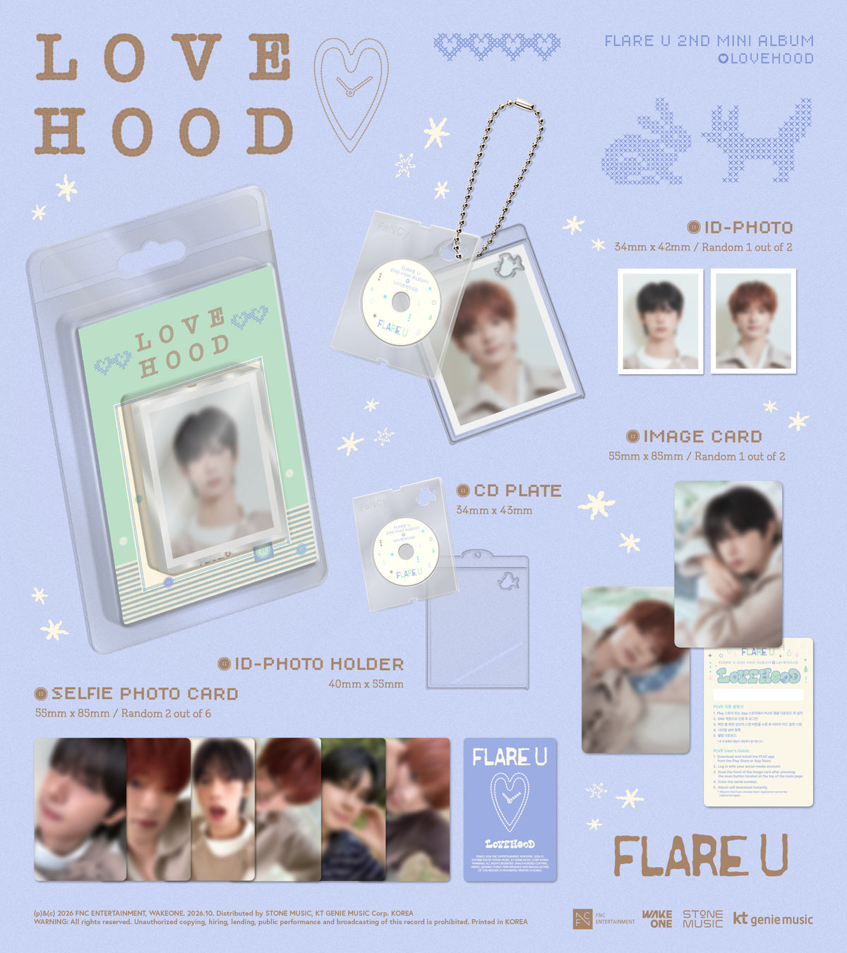 (Pre-Order) FLARE U - LOVEHOOD - 2nd Mini Album (FaNCy Ver.)