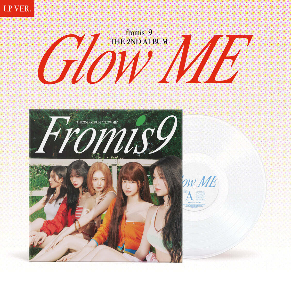 (Pre-Order) fromis_9 - Glow ME - 2nd Album (LP Ver.)
