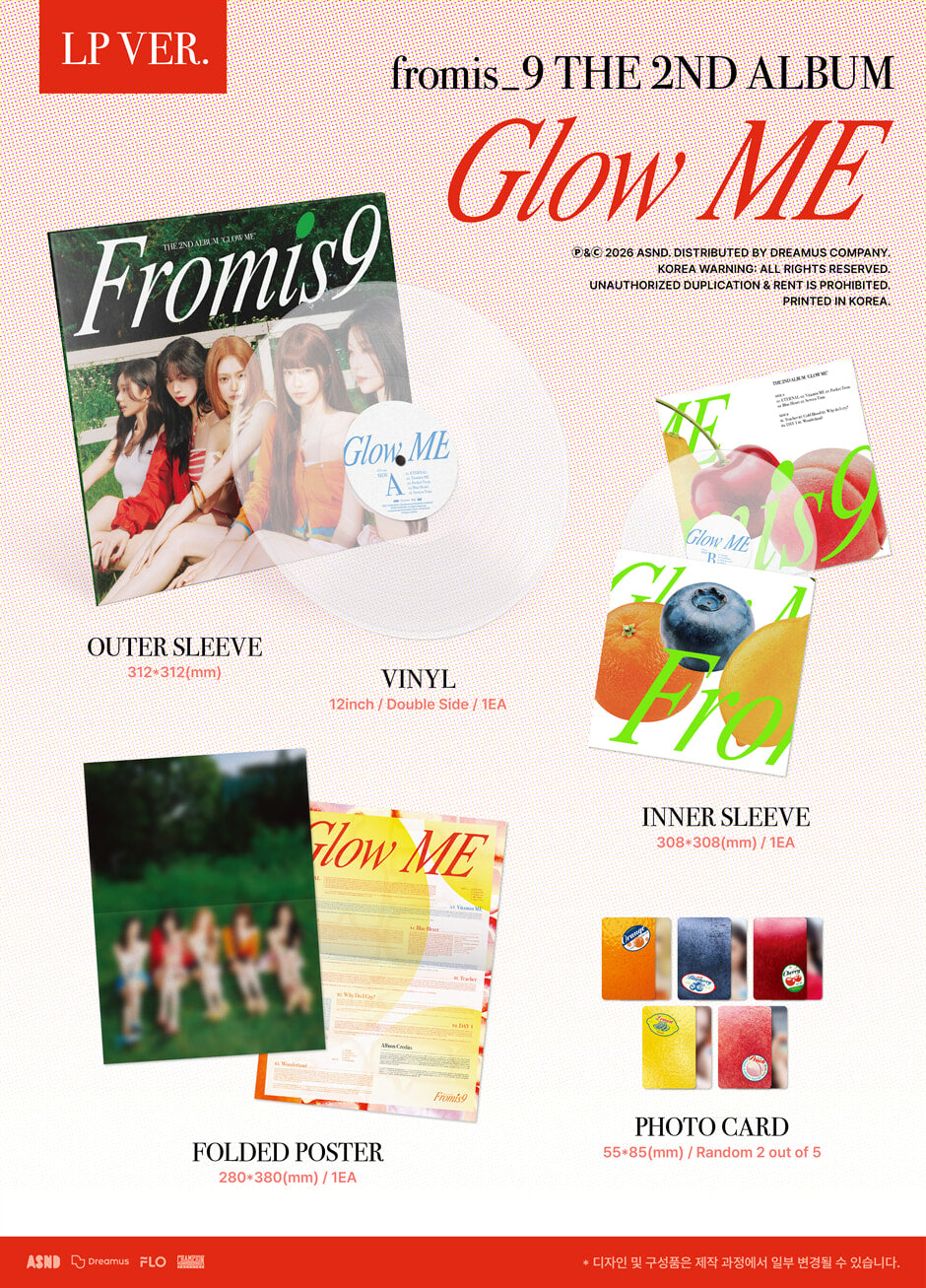 (Pre-Order) fromis_9 - Glow ME - 2nd Album (LP Ver.)