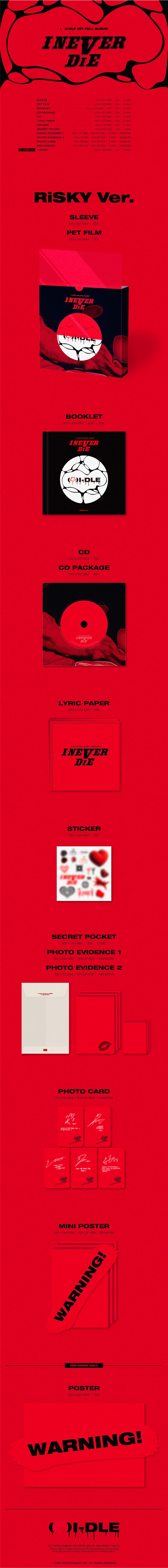 (G)I-DLE - I NEVER DIE - 1st Full Album