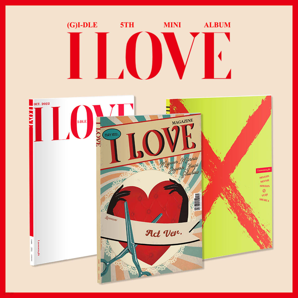 (G)I-DLE - I LOVE - 5th Mini Album (Standard Ver.)