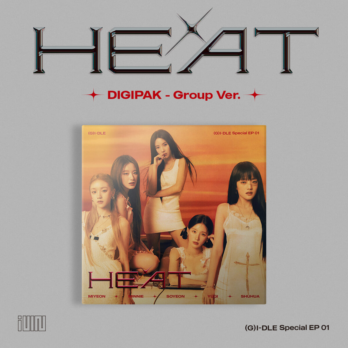 (G)I-DLE - HEAT - Special Album (DIGIPAK / Group Ver.)