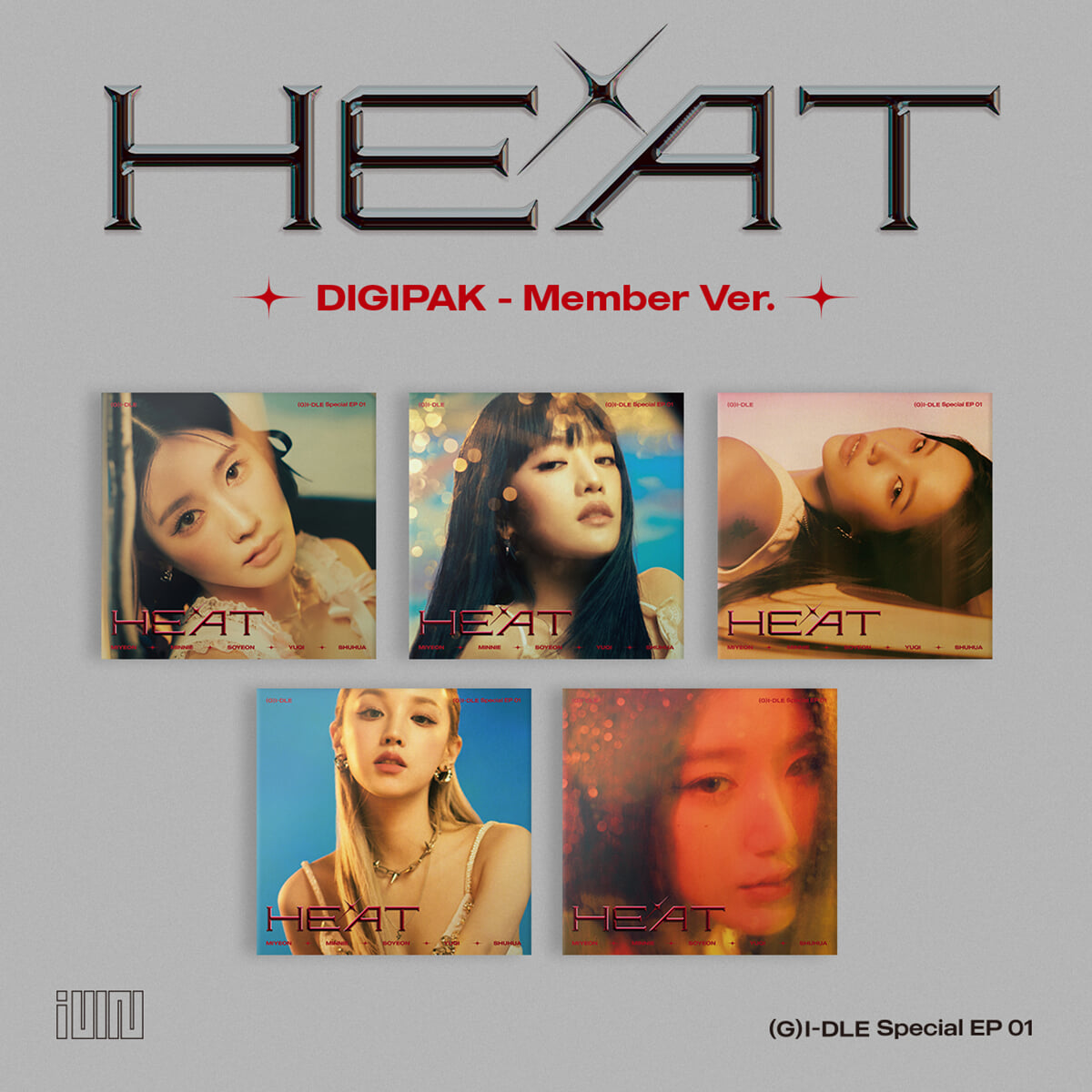 (G)I-DLE - HEAT - Special Album (DIGIPAK / Member Ver.)