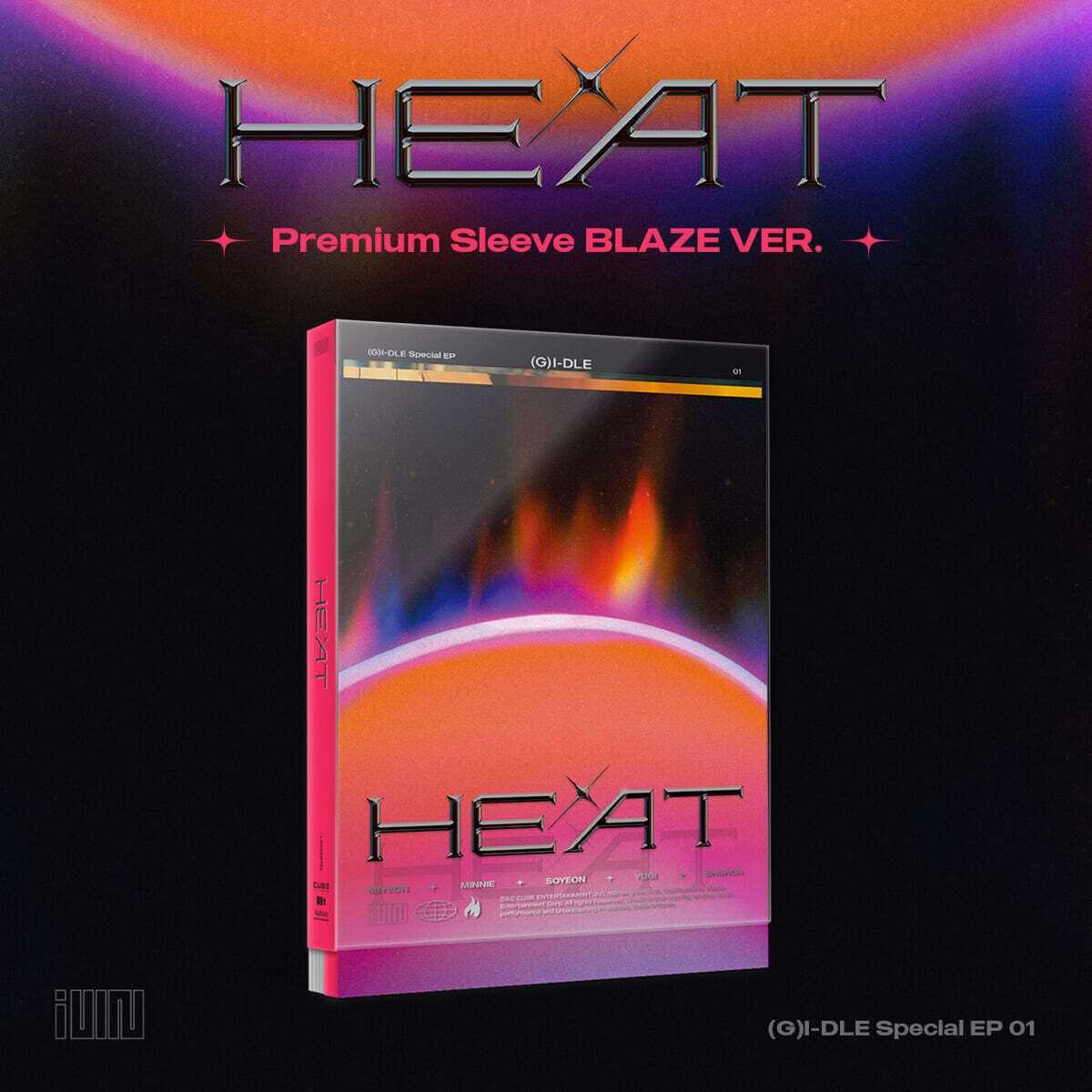(G)I-DLE - HEAT - Special Album (SLEEVE VER. / BLAZE VER.)